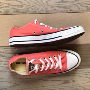 Brand New peach Converse